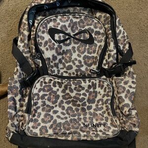NFINITY Cheetah Print Backpack with Black Accents
